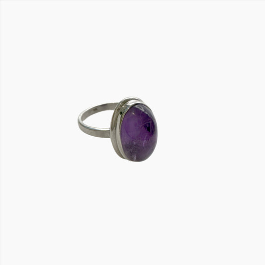 Image of Gemstone Ring: #79 Amethyst, Size 7