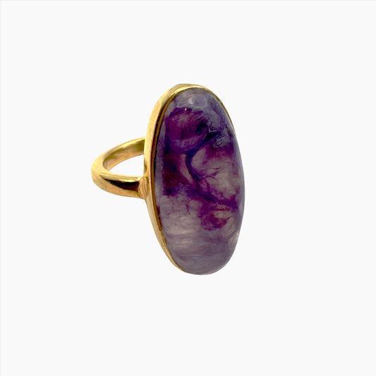 Image of Gemstone Ring: #83 Chaurite, Size 7