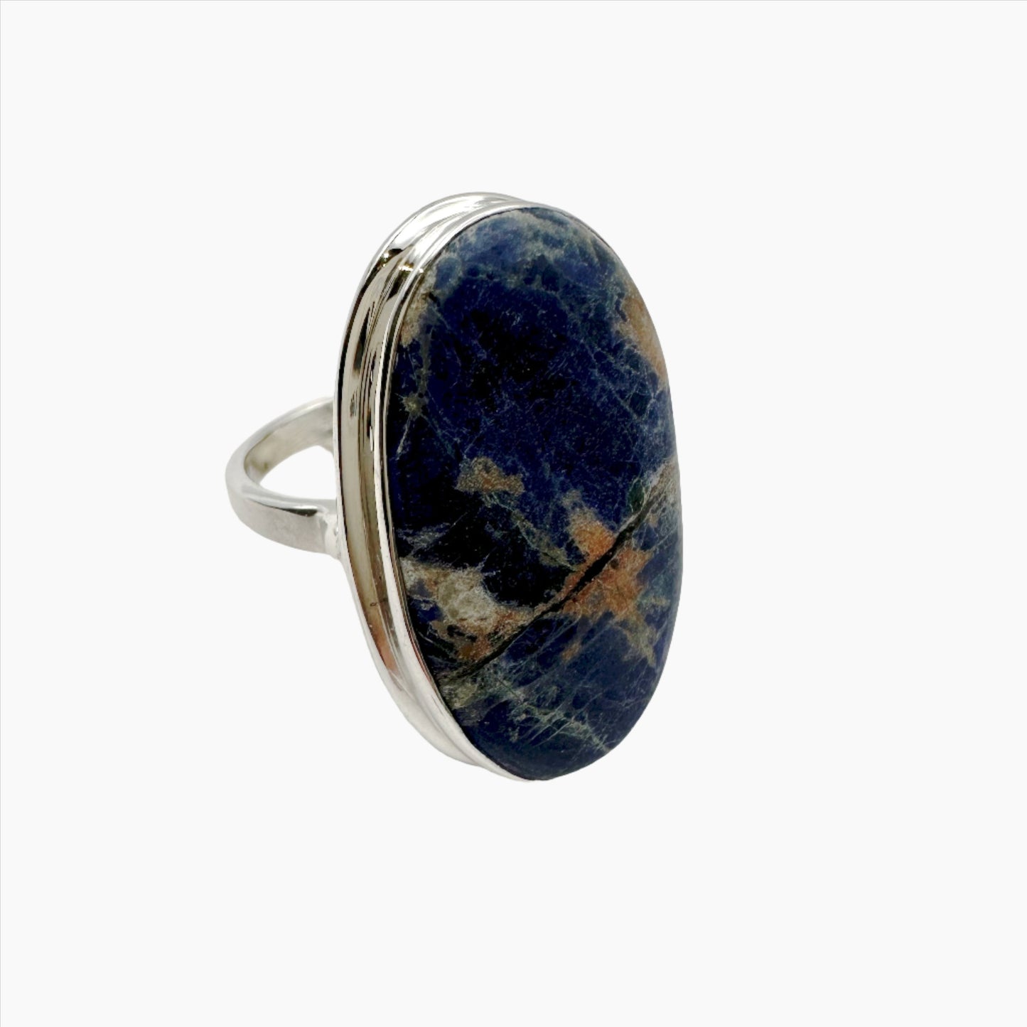 Image of Gemstone Ring: #85 Sodalite, Size 7