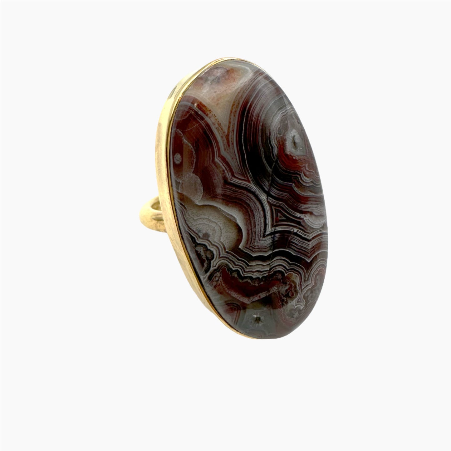 Image of Gemstone Ring: #87 Agate, Size 7.5