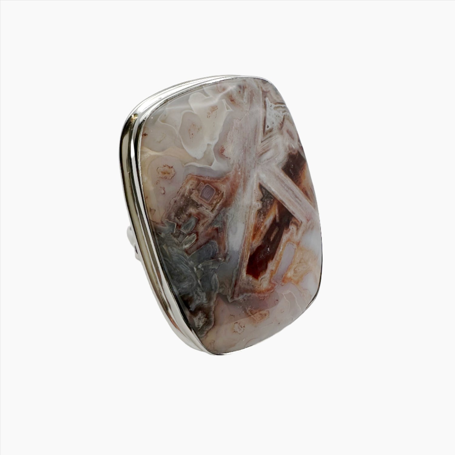 Image of Gemstone Ring: #88 Agate, Size 8