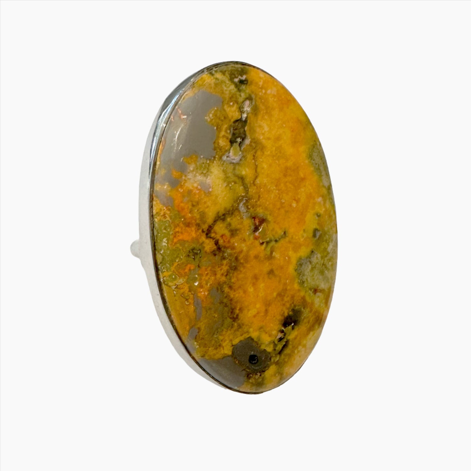 Image of Gemstone Ring: #91 Bumblebee Jasper, Size 7