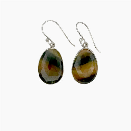 Image of Gemstone Earrings: #94 Sapphire