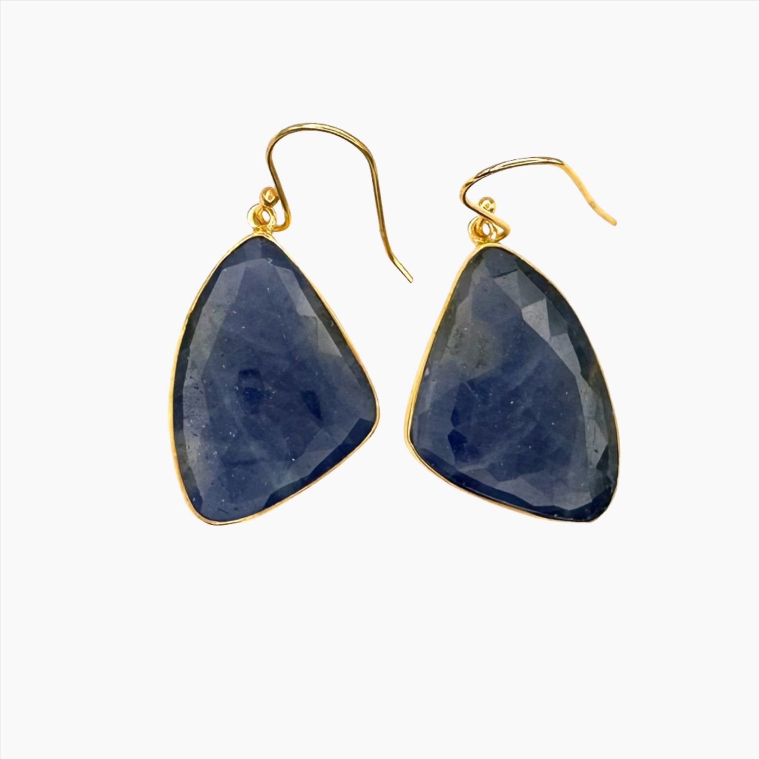 Image of Gemstone Earrings: #98 Sapphire Blue