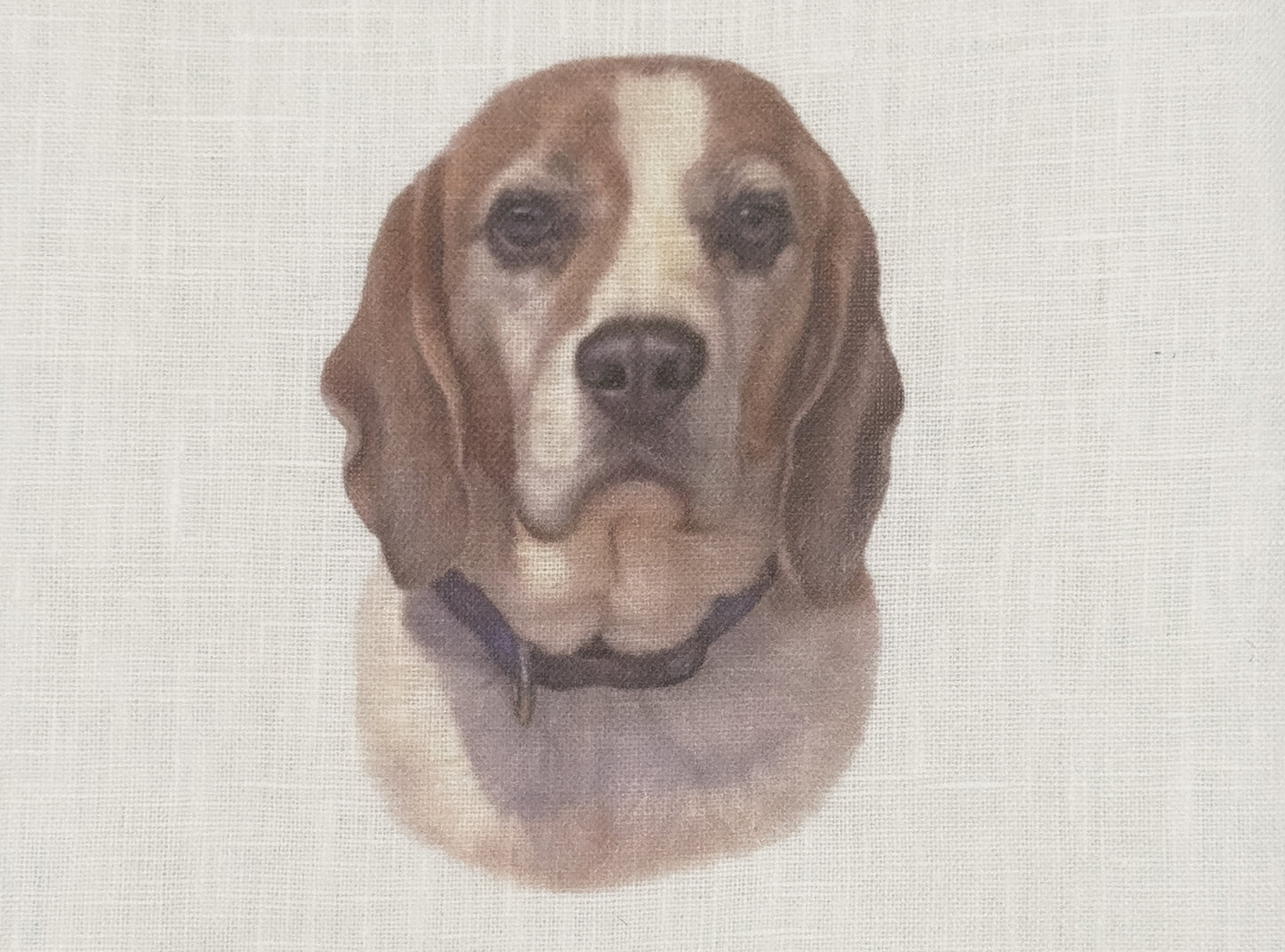 Beagle Linen Hand Towel