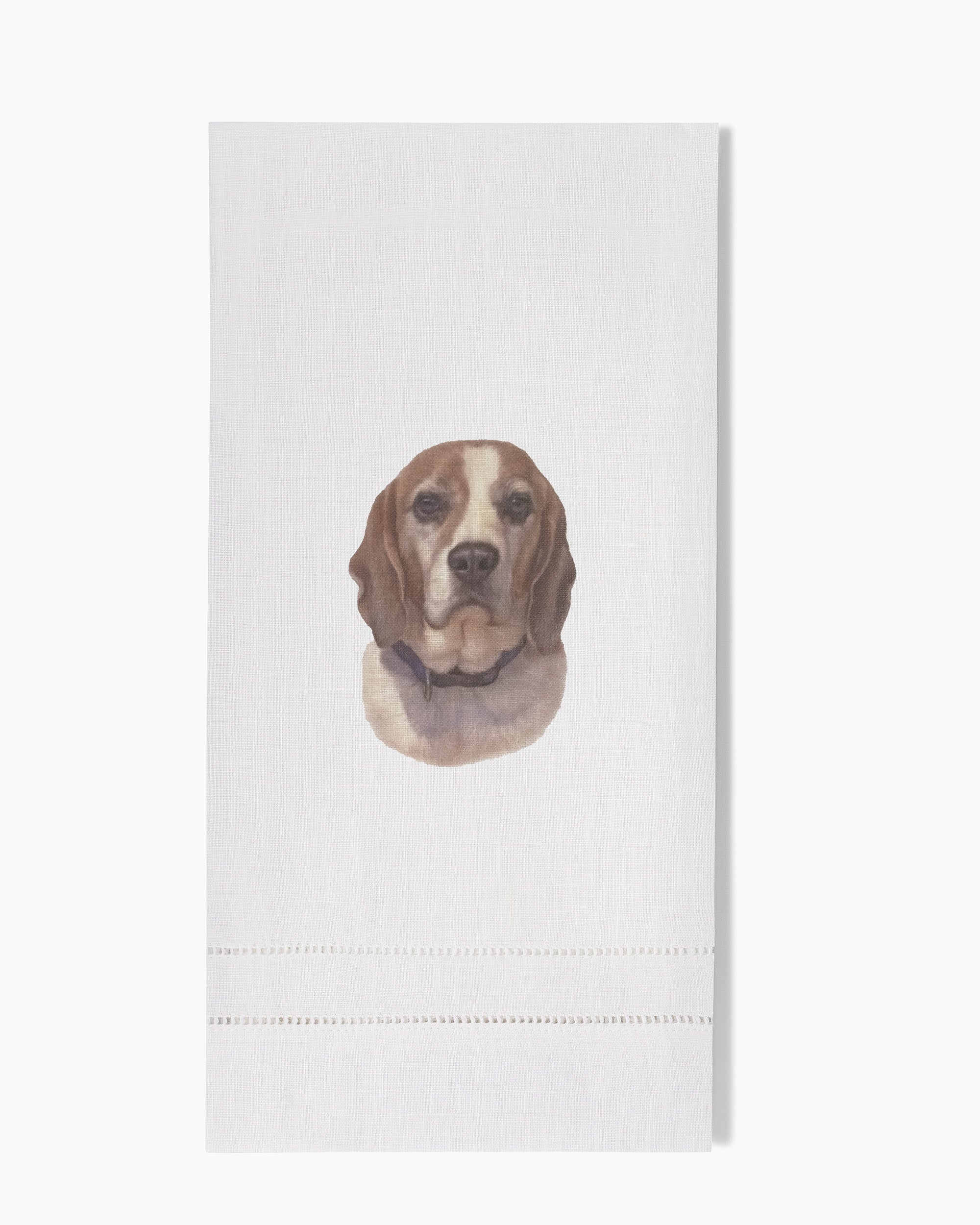 Beagle Linen Hand Towel