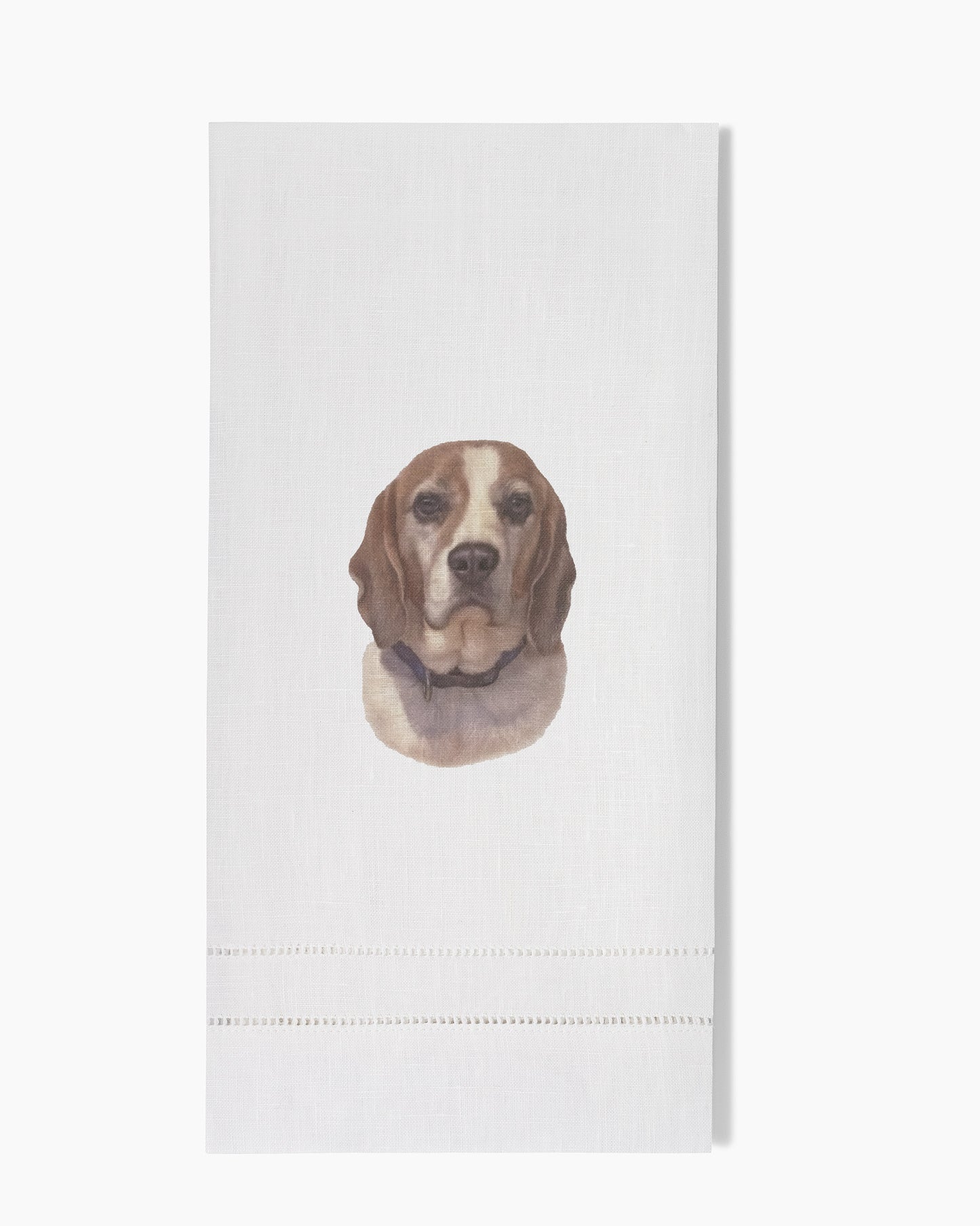 Beagle Linen Hand Towel