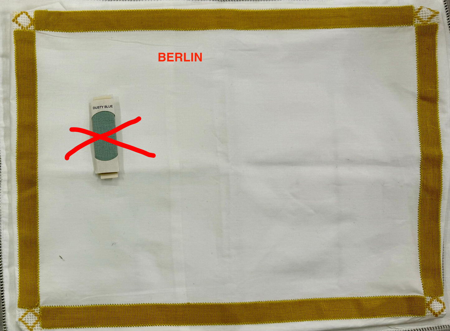 BERLIN — CIEL (Haze) on White Percale
