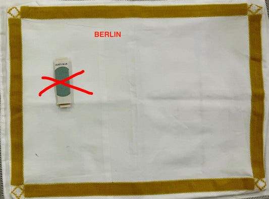BERLIN — CIEL (Haze) on White Percale