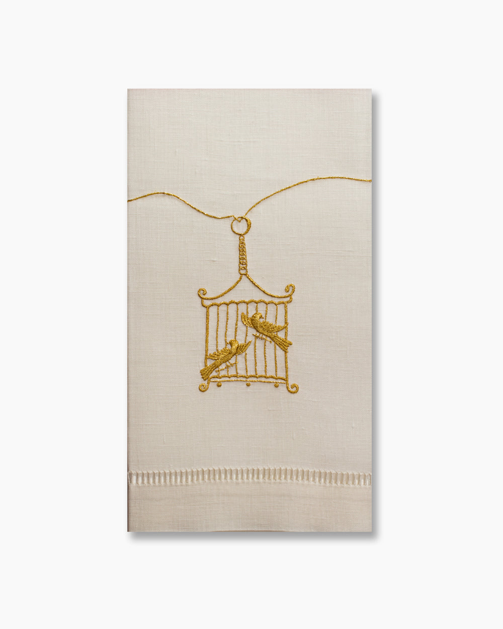 Birdcage Gold Hand Towel