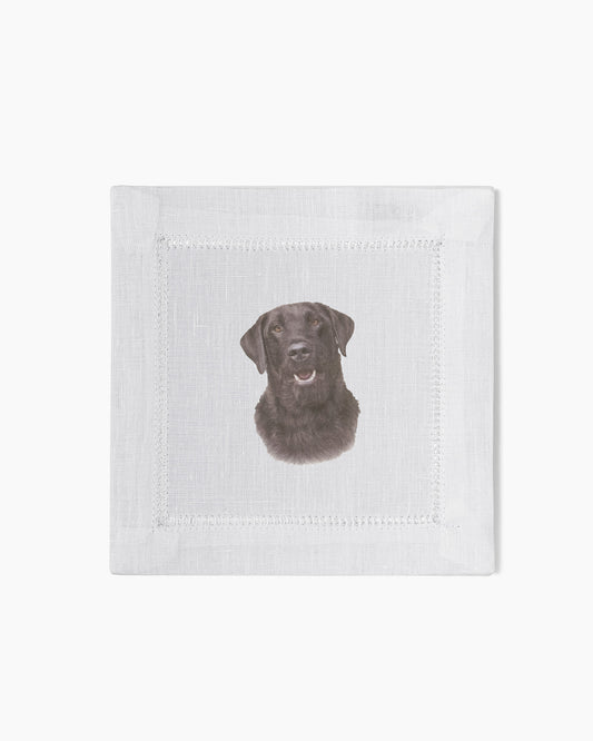 Black Lab Linen Cocktail Napkins