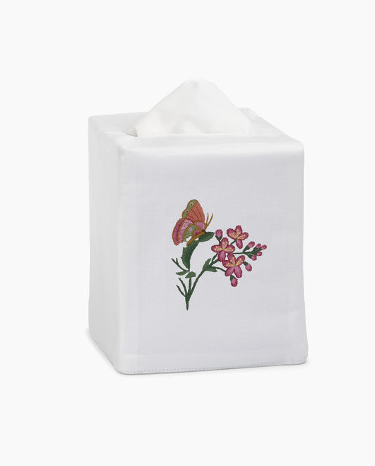 Butterflies & Flowers Tissue Box Cover