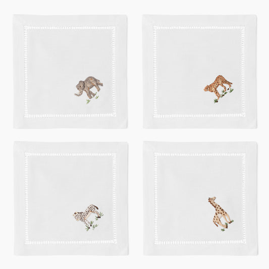 African Animals Cocktail Napkins