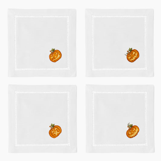 Carved Pumpkins Cocktail Napkins