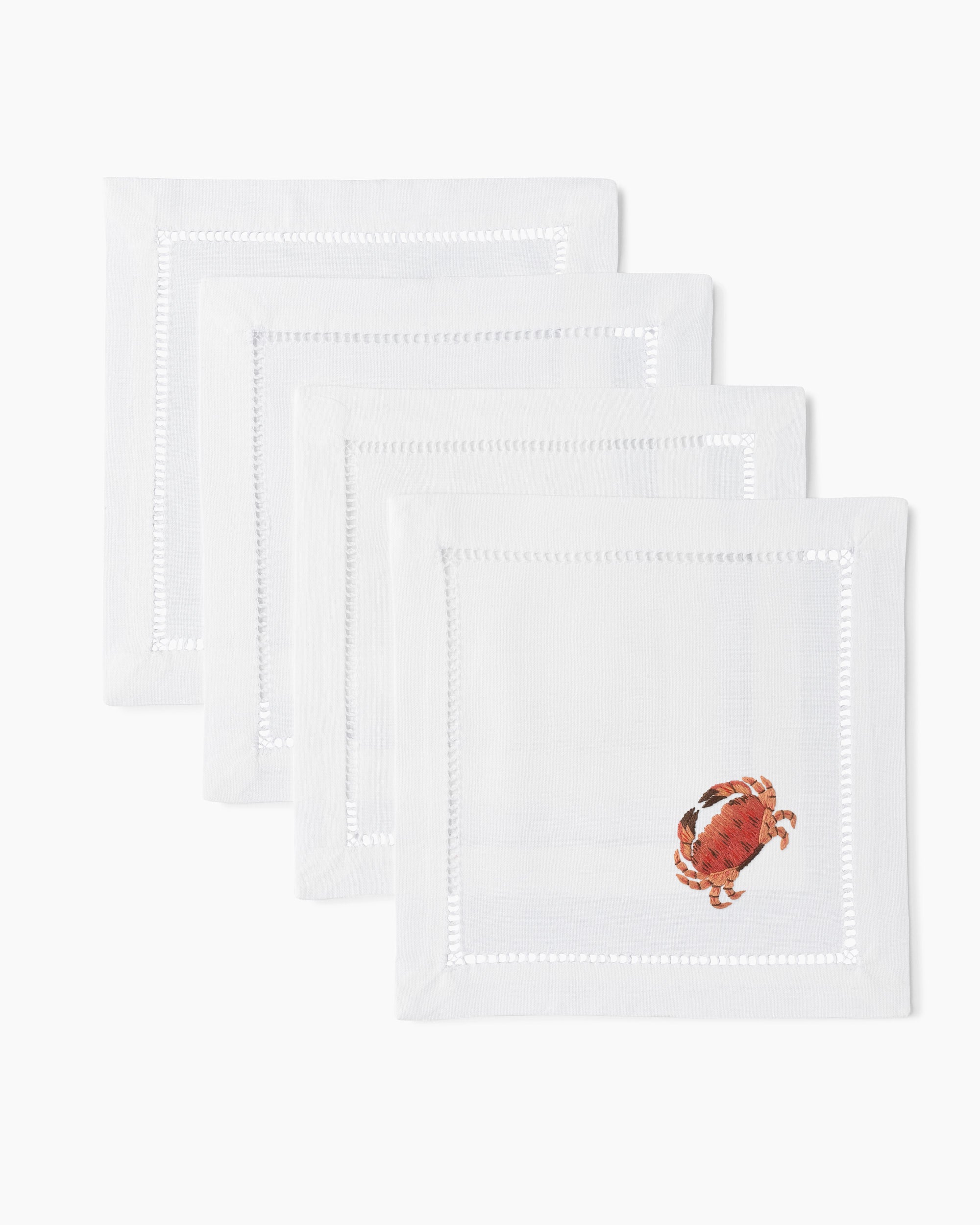 Crab Modern Cocktail Napkins