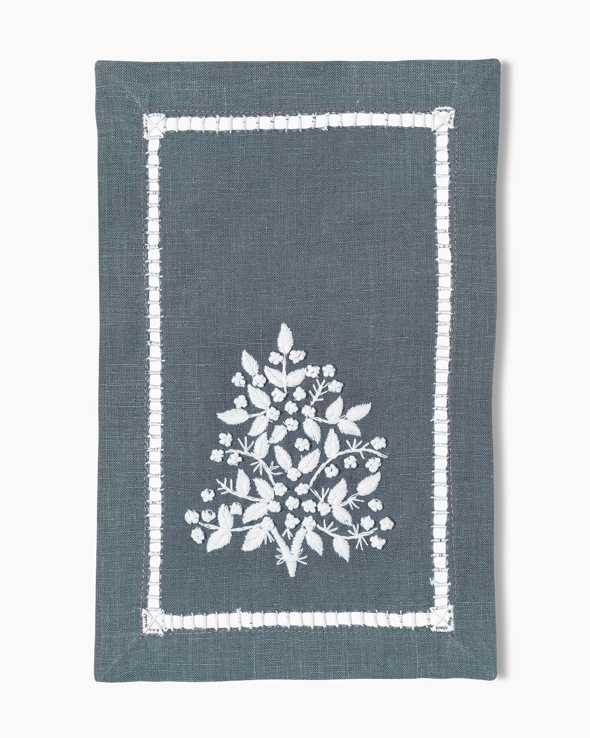 Henry Handwork Jardin Cocktail Napkin - Thumbnail 4