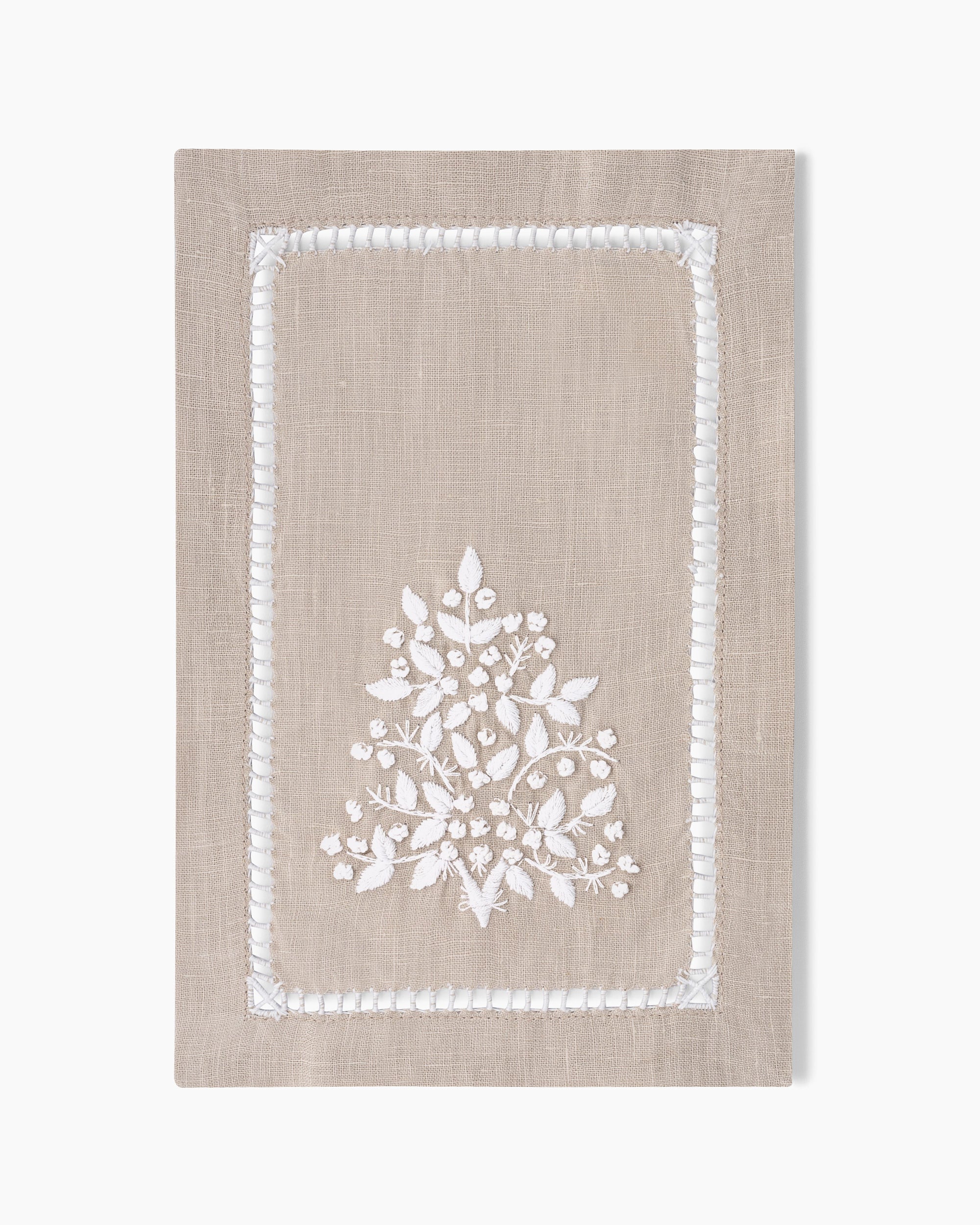 Jardin Classic Linen Cocktail Napkin - Thumbnail 4