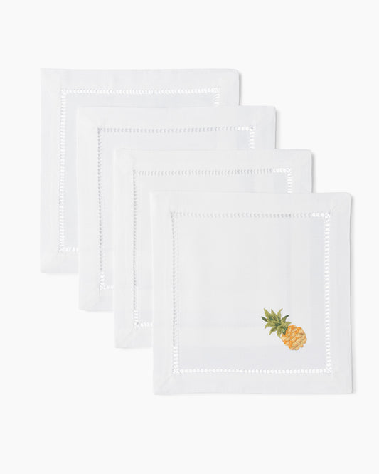Pineapple Modern Cocktail Napkins