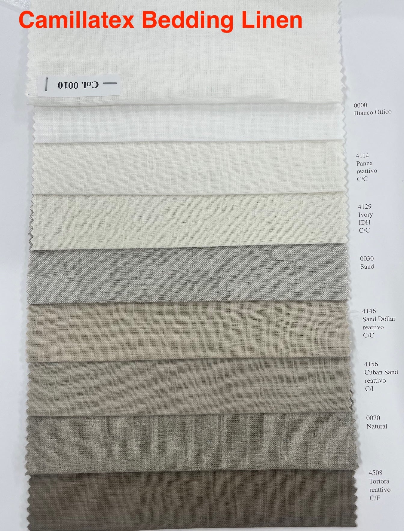 Linen & Thread Colors