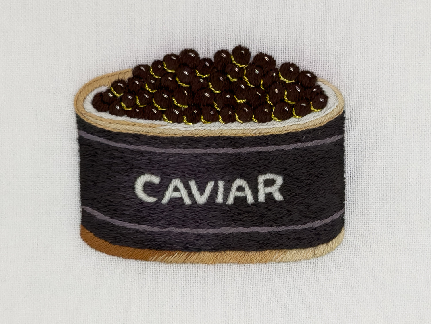 Image of a Henry Handwork Caviar motif.