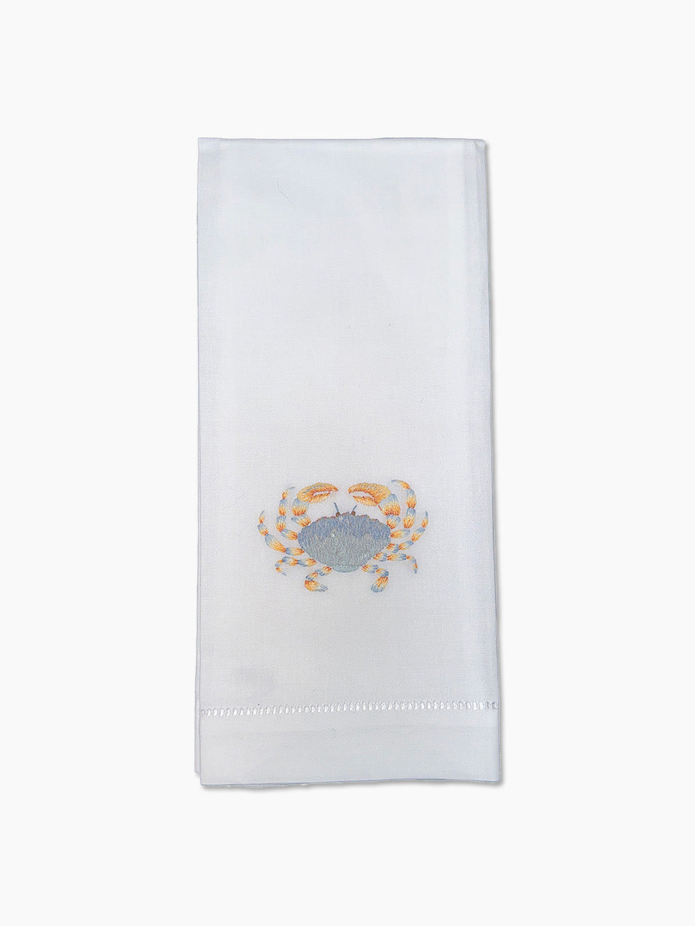 Crab Blue Hand Towel