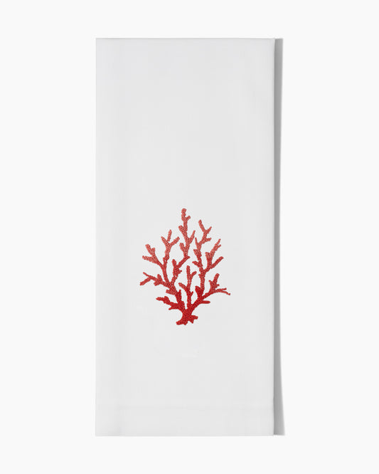 Coral Knot Red Everyday Towel