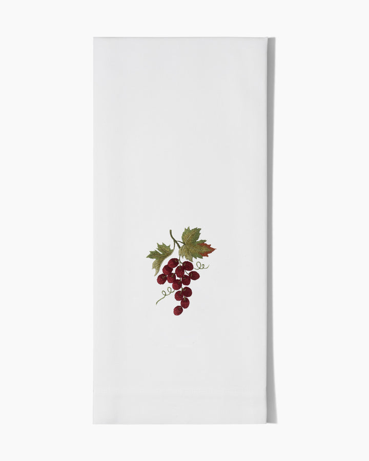 Grapes Burgundy Everyday Towel – Henry Handwork