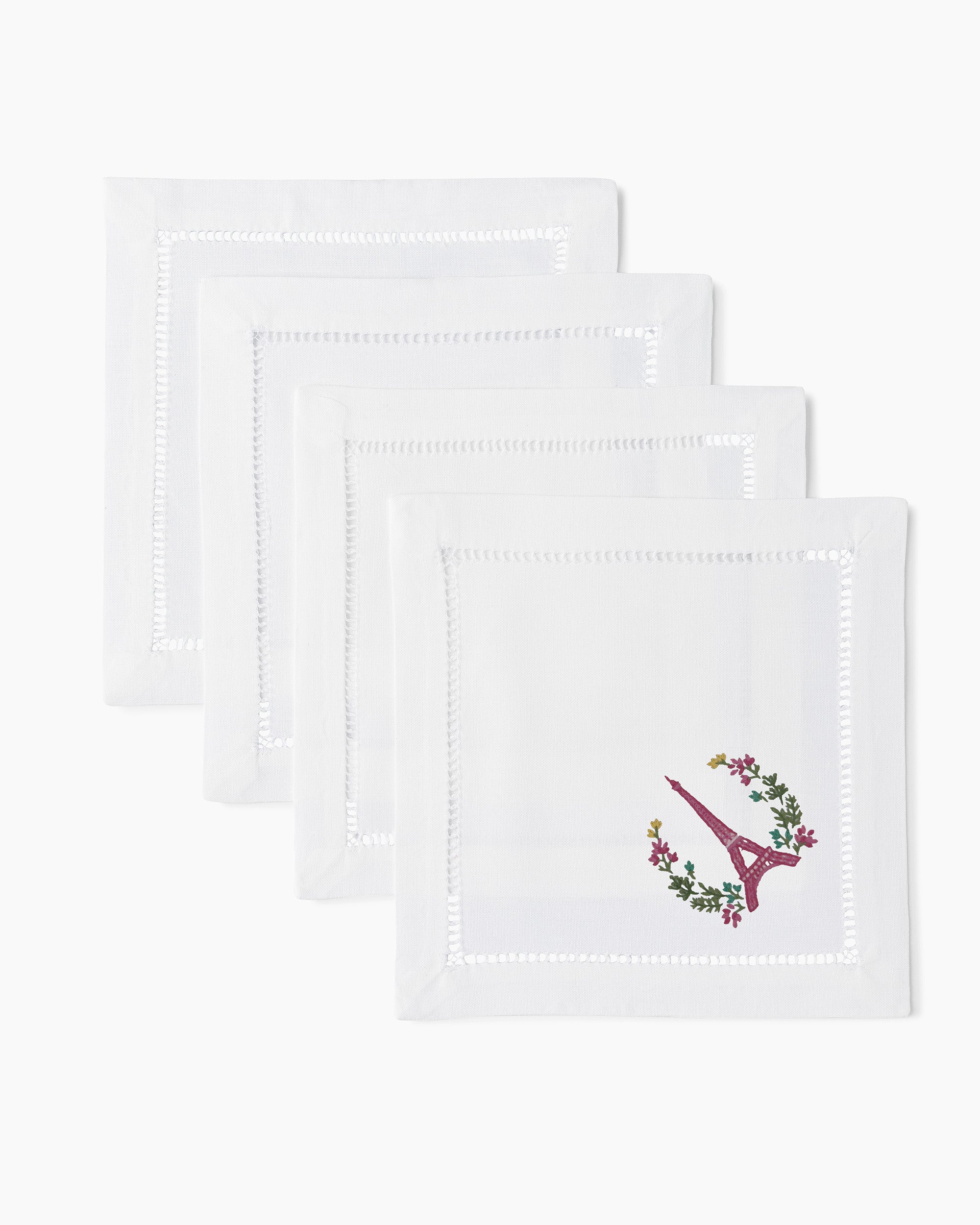 Eiffel Floral Cocktail Napkins