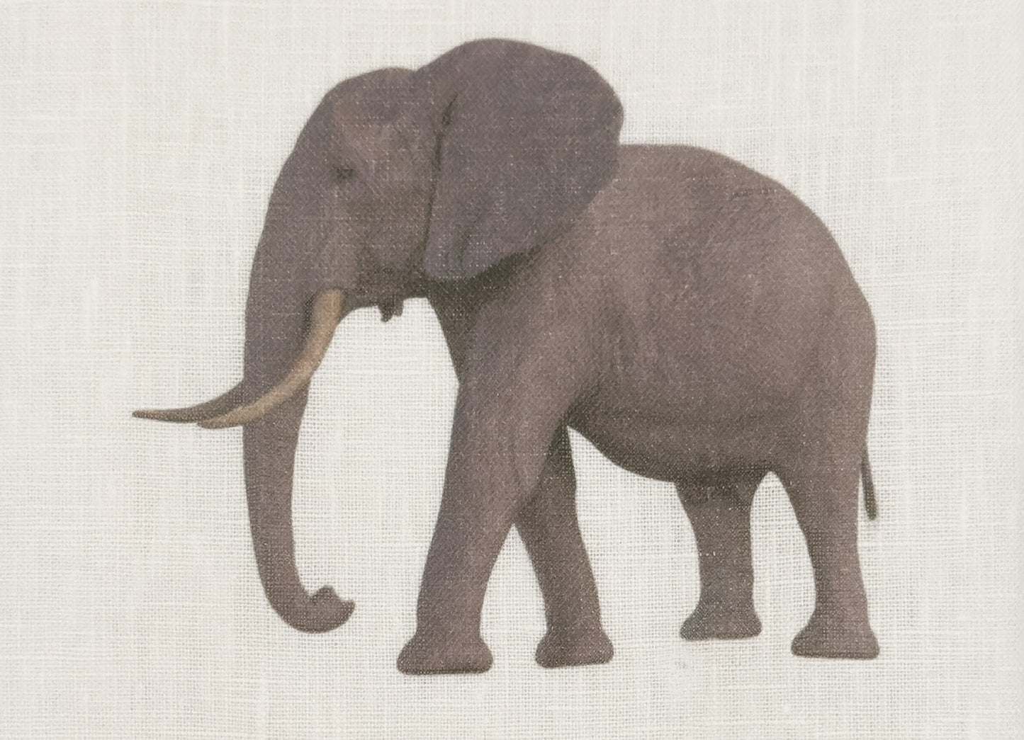 Elephant Linen Cocktail Napkins