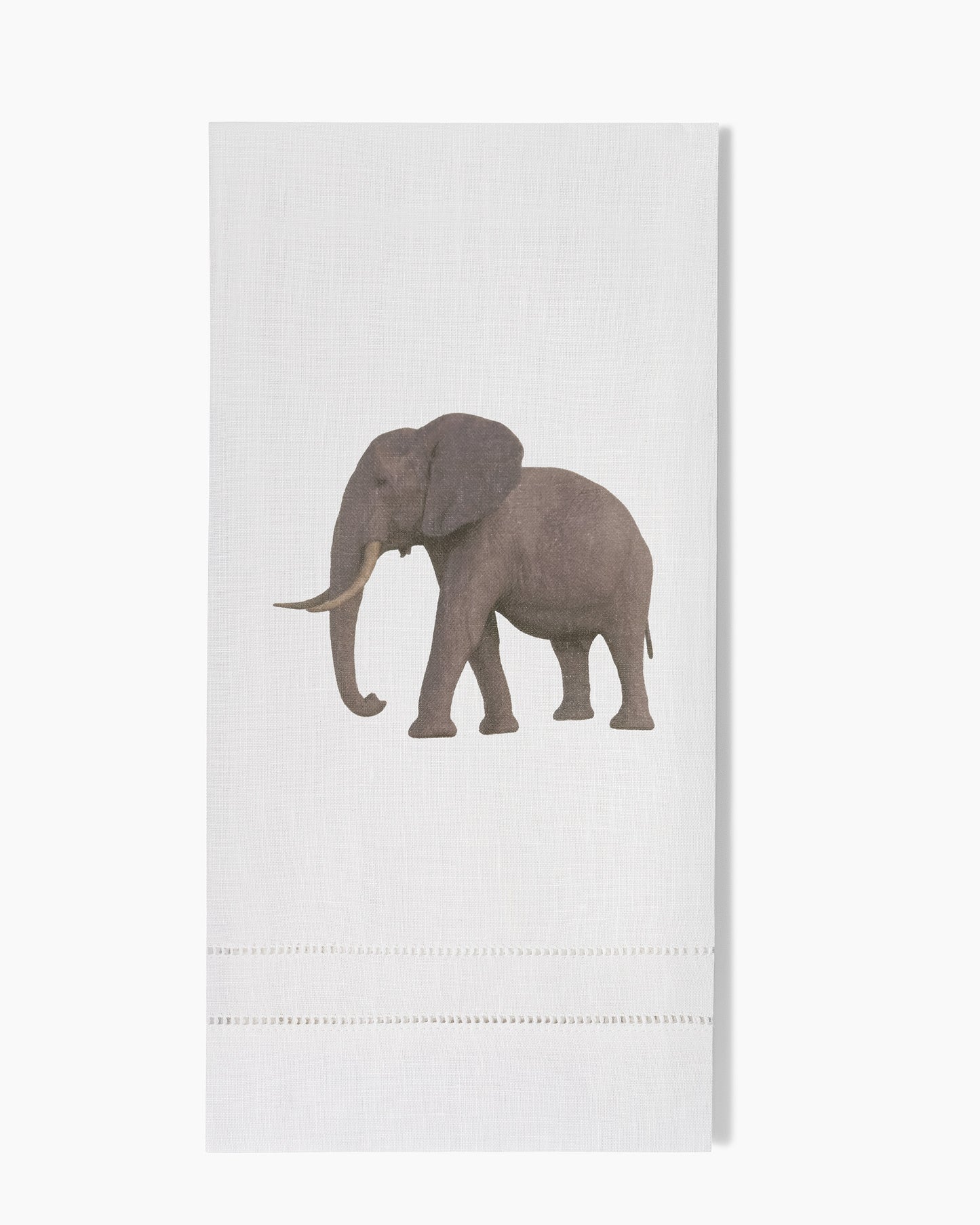 Elephant Linen Hand Towel