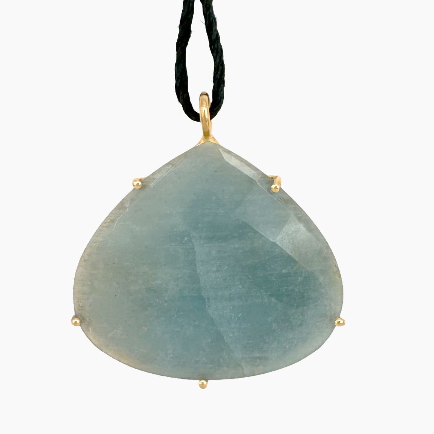 Image of Gemstone Pendant: #06 Aquamarine Cut