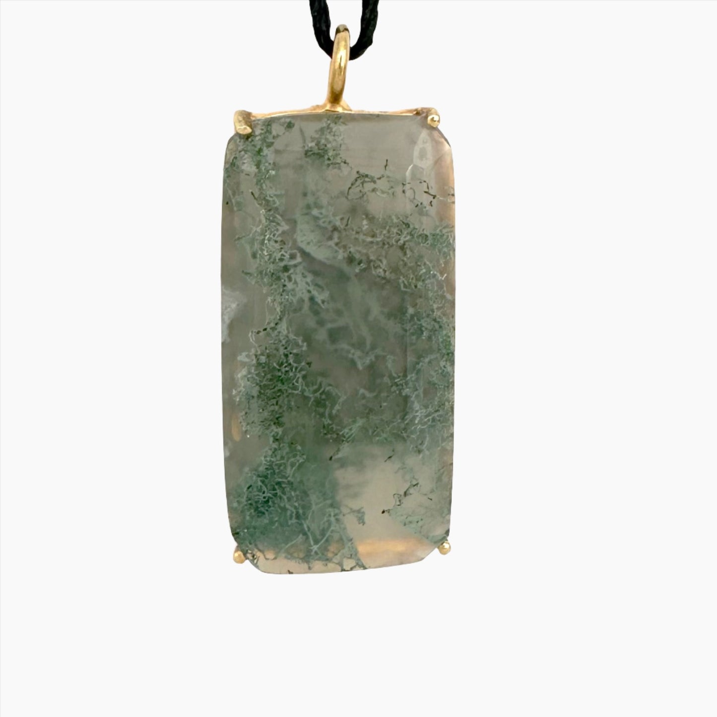 Image of Gemstone Pendant: #106 Moss Agate