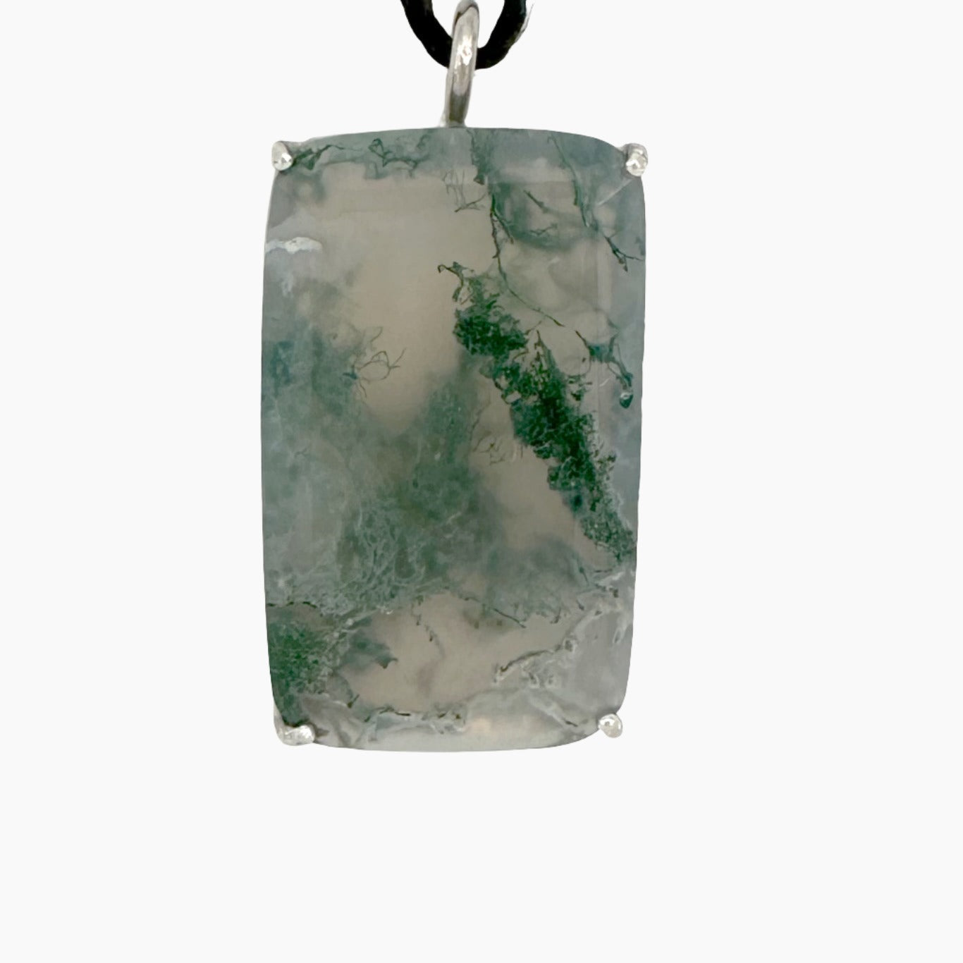 Image of Gemstone Pendant: #107 Moss Agate