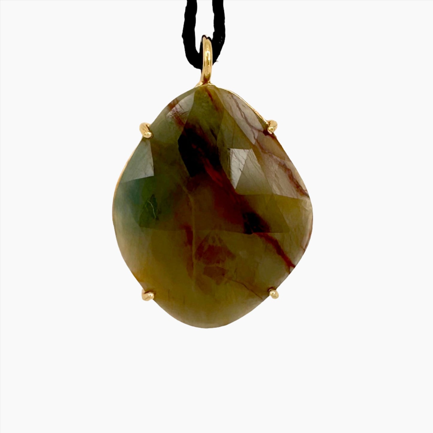 Image of Gemstone Pendant: #115 Sapphire Multi Cut Gold