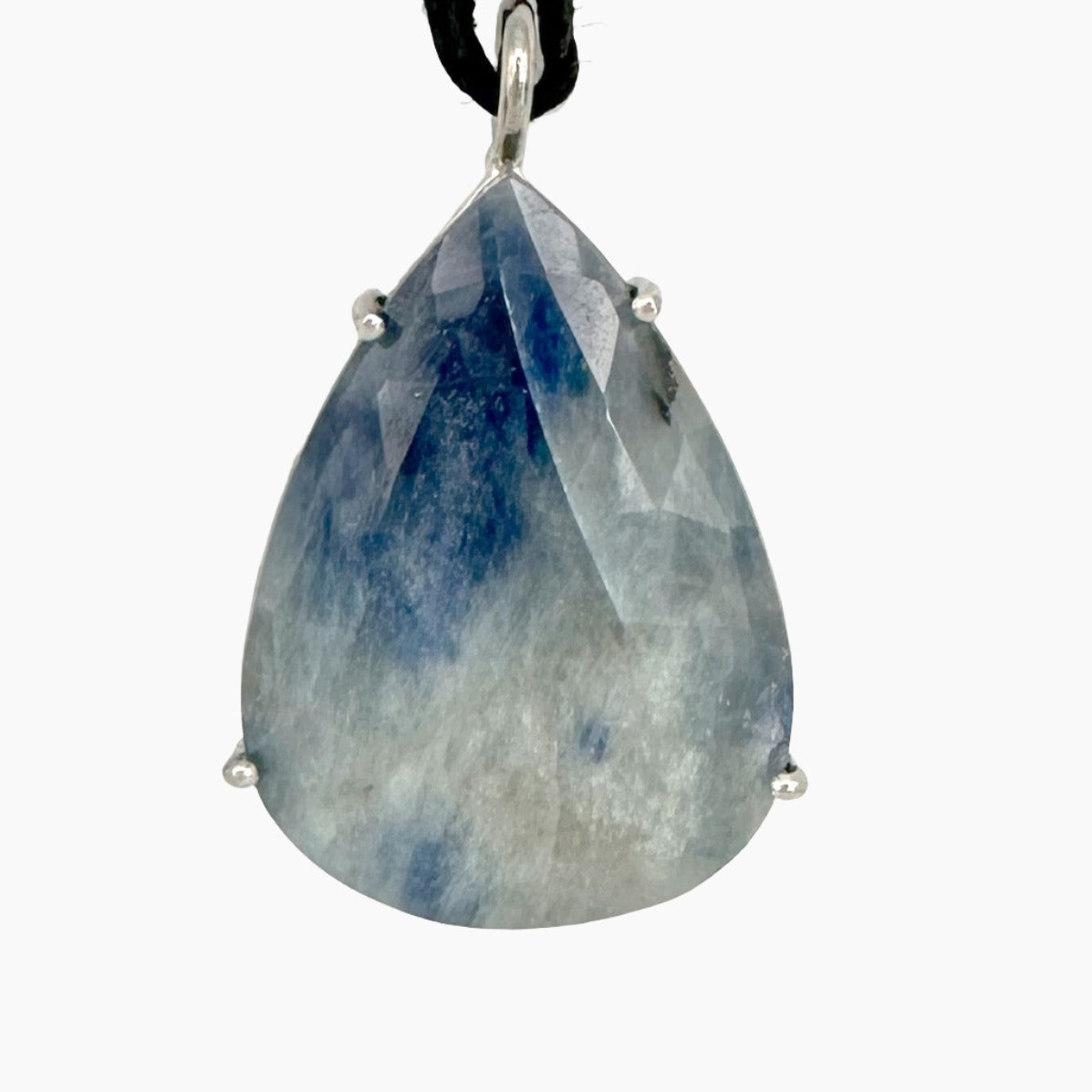 Image of Gemstone Pendant: #121 Sapphire Dk Blue Lt Green