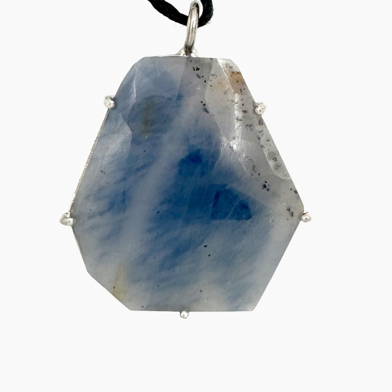 Image of Gemstone Pendant: #126 Sapphire Blue White