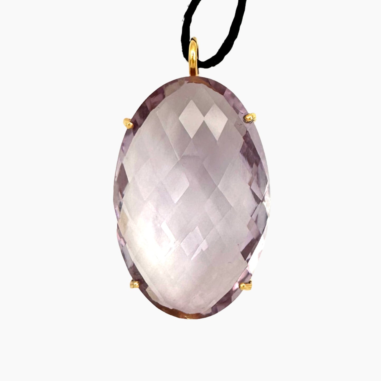 Image of Gemstone Pendant: #19 Amethyst Cut