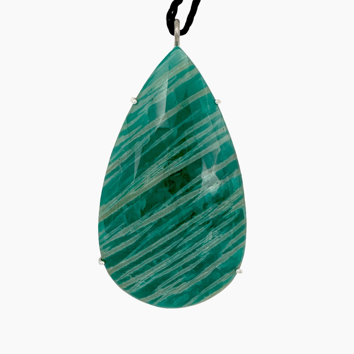 Image of Gemstone Pendant: #20 Amazonite Cut