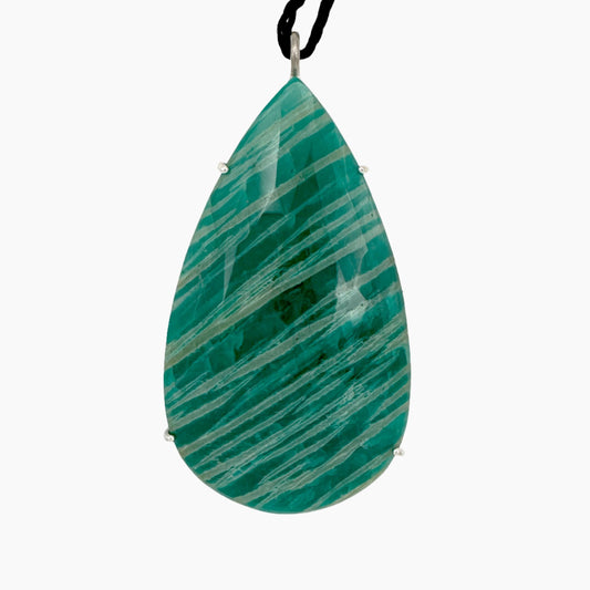 Image of Gemstone Pendant: #20 Amazonite Cut