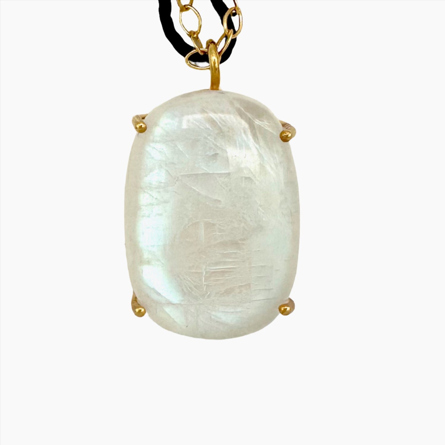 Image of Gemstone Pendant: #28 Rainbow Moonstone