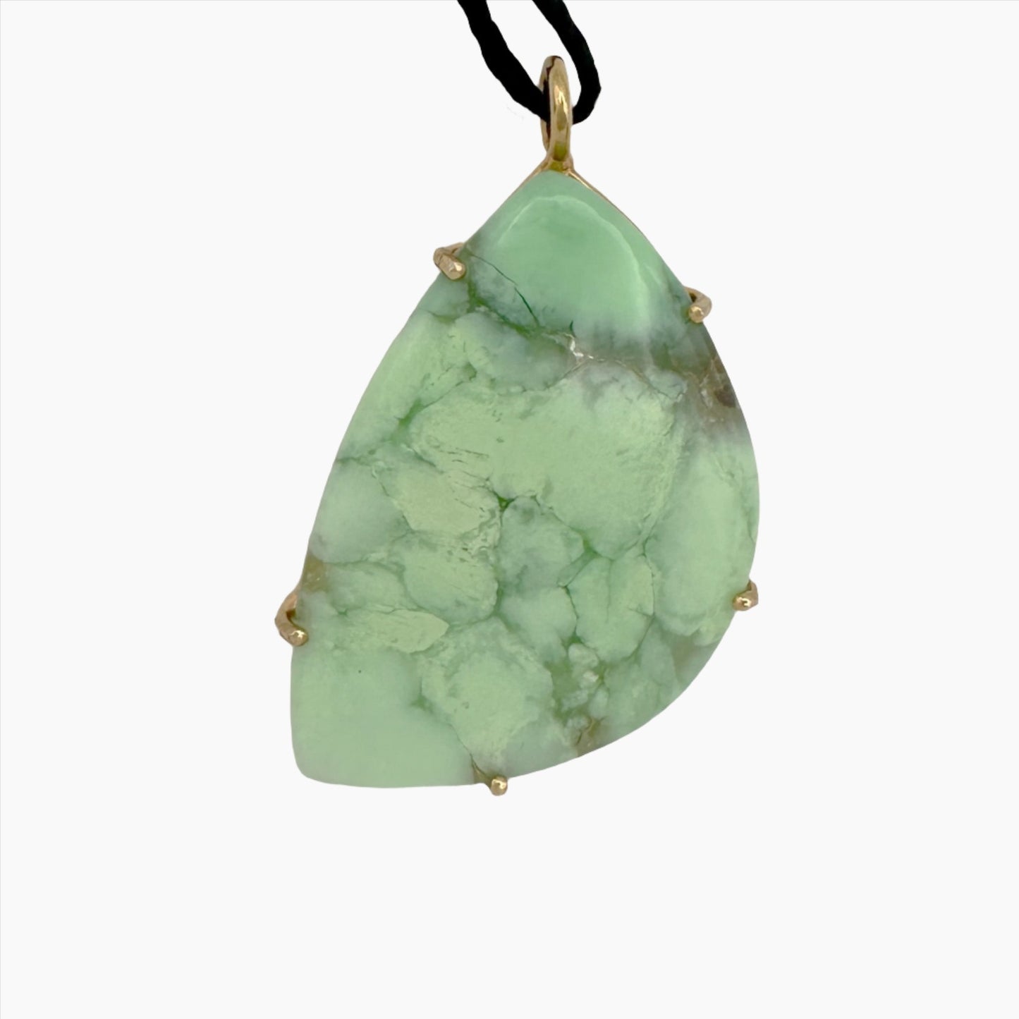 Image of Gemstone Pendant: #36 Lemon Chrysoprase