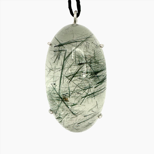 Image of Gemstone Pendant: #55 Rutilated Quartz