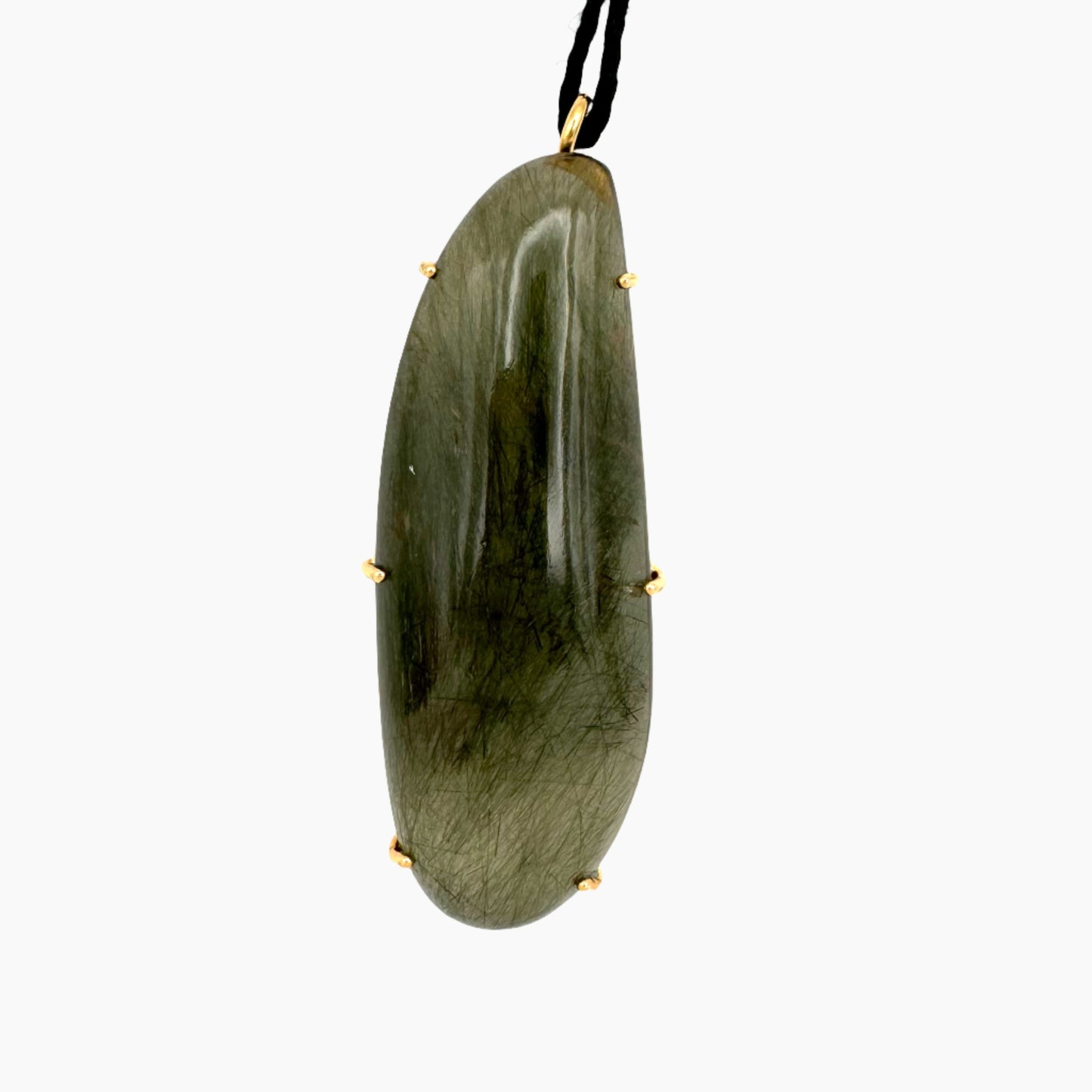 Image of Gemstone Pendant: #56 Rutilated Quartz