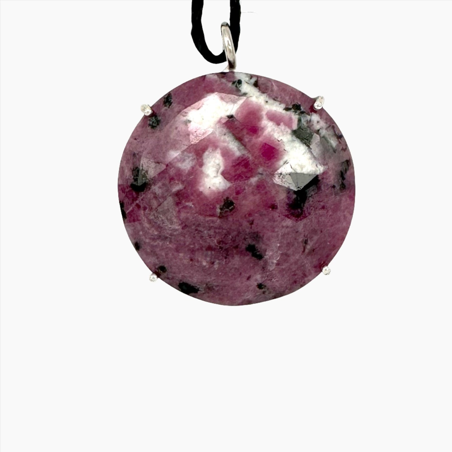 Image of Gemstone Pendant: #79 Ruby Zoisite Cut Rnd