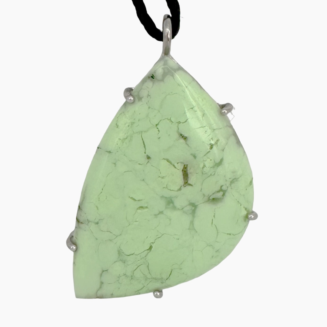 Image of Gemstone Pendant: #82 Lemon Chrysoprase