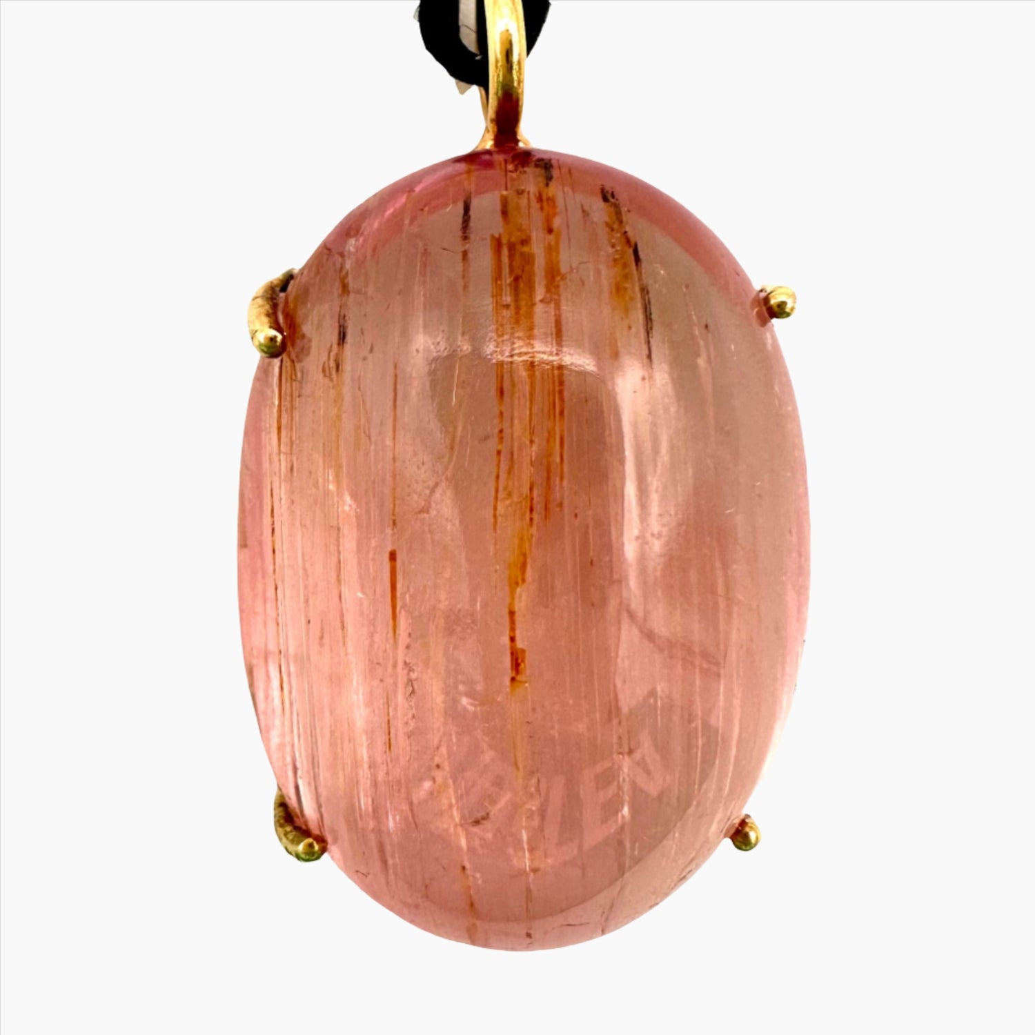 Image of Gemstone Pendant: Tourmaline in Gold