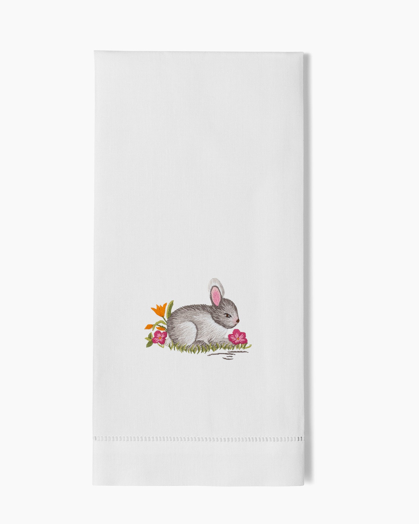 Bunny Gray Hand Towel