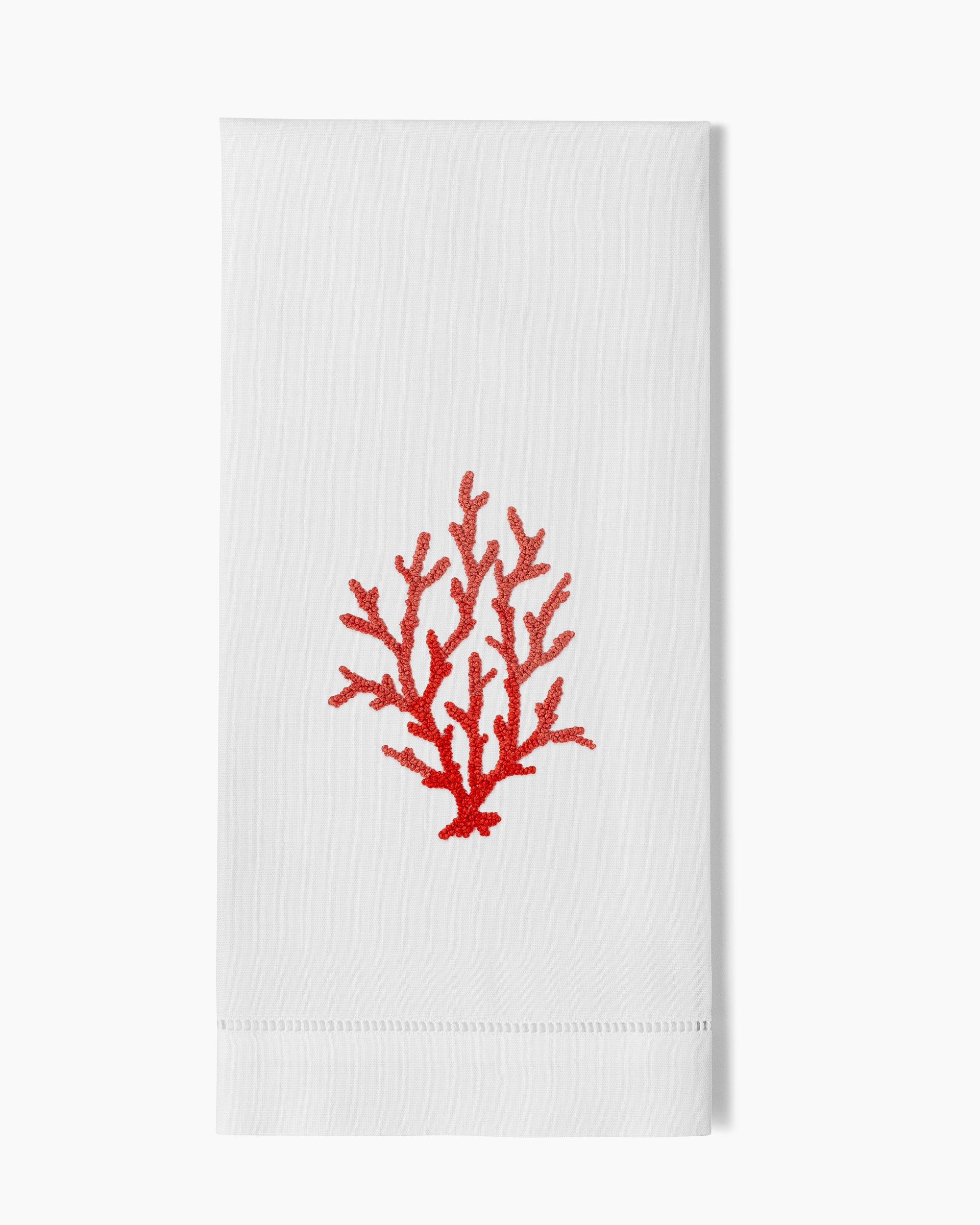 Coral Knot Red Everyday Towel
