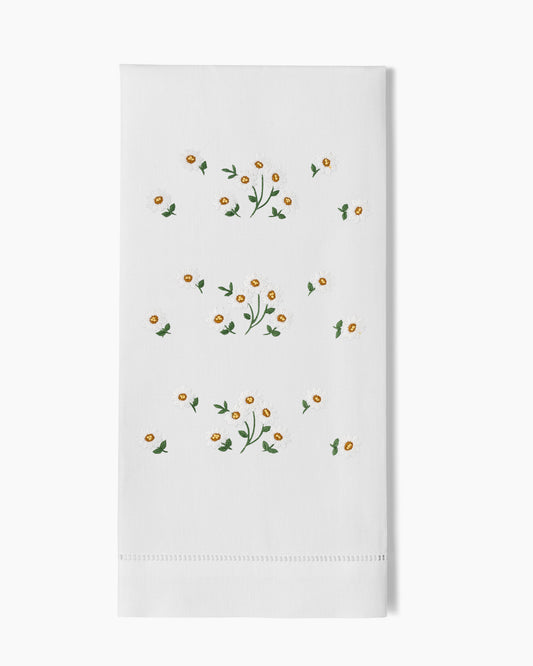 Daisies Scatter Hand Towel