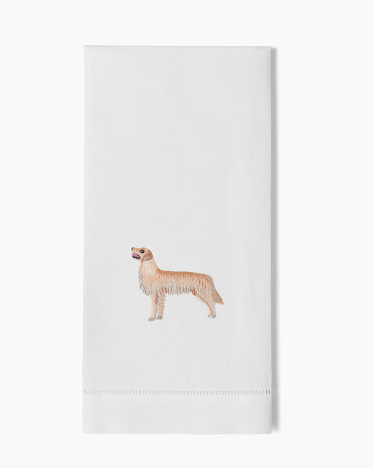Dog Golden Retriever Hand Towel